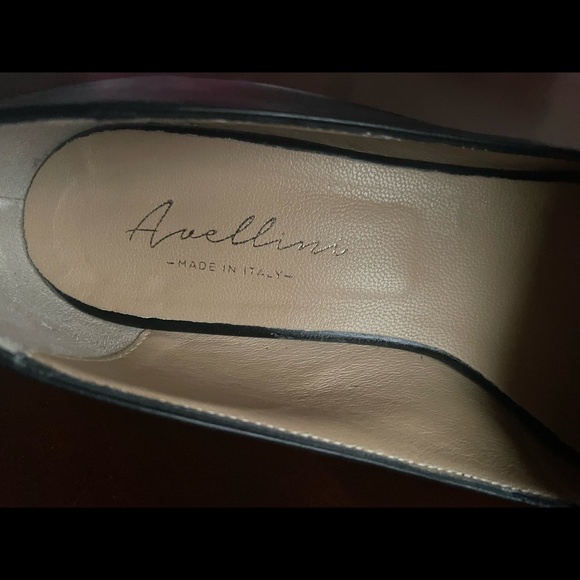 Avellini Italian leather flats with Leopard - 8.5 - Picture 3 of 6